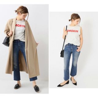 ドゥーズィエムクラス(DEUXIEME CLASSE)の極美品⭐️ドゥーズィエムクラス ／6397 SMOKIN ノースリーブTシャツ(Tシャツ(半袖/袖なし))