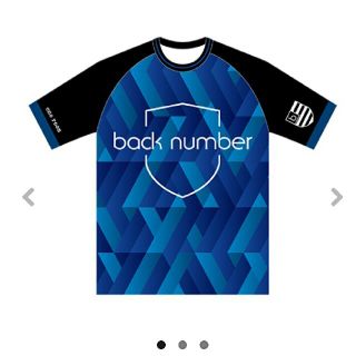 バックナンバー(BACK NUMBER)のバックナンバー one room限定 サッカーシャツ(ミュージシャン)