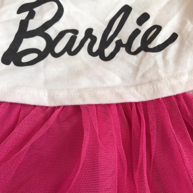 Barbie(バービー)の美品🍁Barbieワンピース90cm キッズ/ベビー/マタニティのキッズ服女の子用(90cm~)(ワンピース)の商品写真