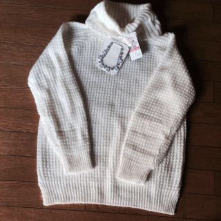 新品タートルニット♡ネックレスつき(ニット/セーター)