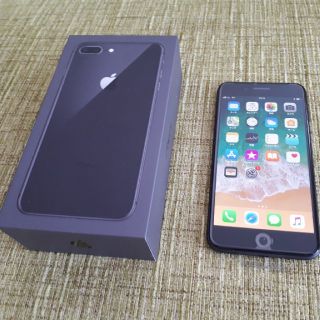 アップル(Apple)の新品未使用☆iPhone 8 plus 64gb スペースグレー&シルバー2台(スマートフォン本体)