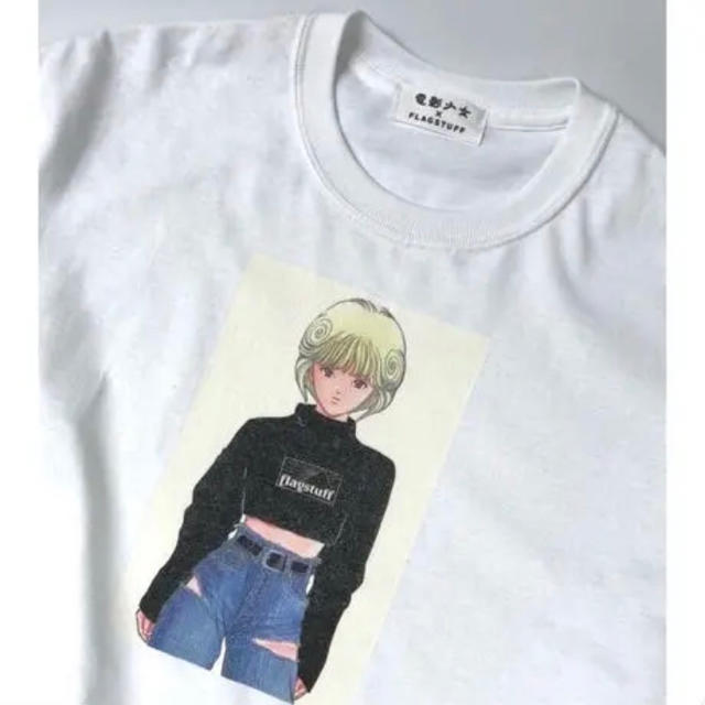 FLAGSTUFF 電影少女 ビデオガール Tシャツ L ホワイト