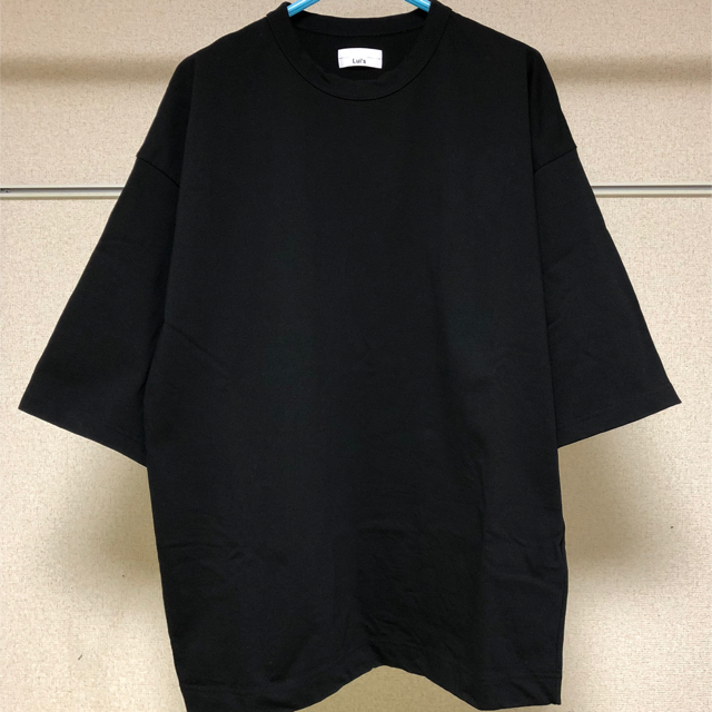 STUDIOUS(ステュディオス)のLui's / 7分袖 ビッグシルエットTシャツ 黒 メンズのトップス(Tシャツ/カットソー(半袖/袖なし))の商品写真