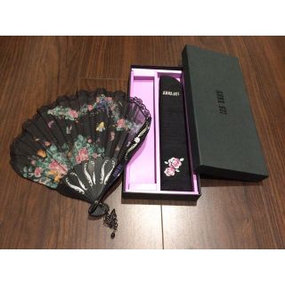 アナスイ(ANNA SUI)のANNA SUIの扇子★アナスイせんす蝶花火浴衣お祭り夏着物ドーリーガールジル(浴衣)