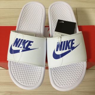 ナイキ(NIKE)の27cm NIKE BENASSI WHITE ナイキ ベナッシ ホワイト 白(サンダル)