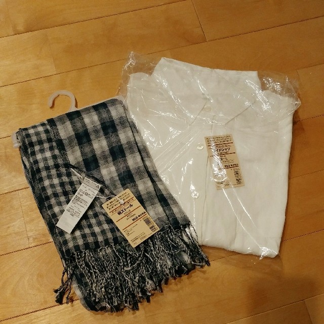 MUJI (無印良品)(ムジルシリョウヒン)の新品 無印ストール シャツ レディースのトップス(シャツ/ブラウス(長袖/七分))の商品写真