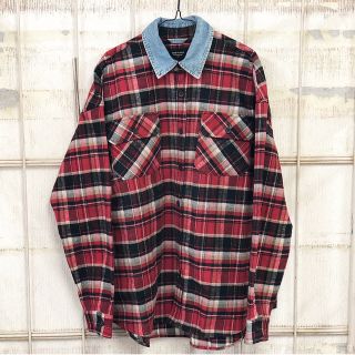 フィアオブゴッド(FEAR OF GOD)のFearofgod red check denim shirt(シャツ/ブラウス(長袖/七分))