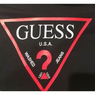 ゲス(GUESS)のりさ様専用新品GUESSゲス2018TシャツXLブラック黒(Tシャツ/カットソー(半袖/袖なし))