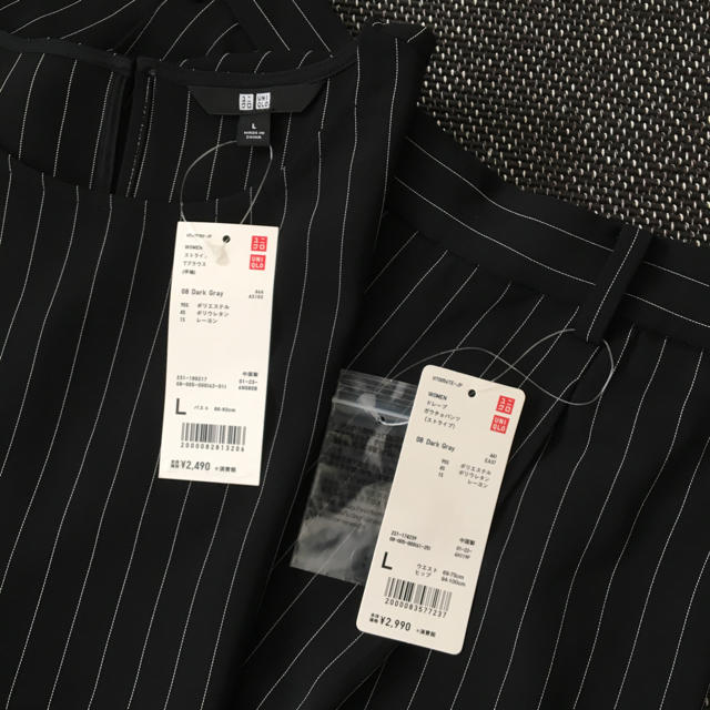 UNIQLO(ユニクロ)の◆ともこもとも様専用◆UNIQLO セットアップ レディースのトップス(シャツ/ブラウス(半袖/袖なし))の商品写真