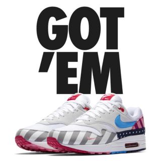 ナイキ(NIKE)のAIR MAX 1  PARRA パラ 27cm(スニーカー)