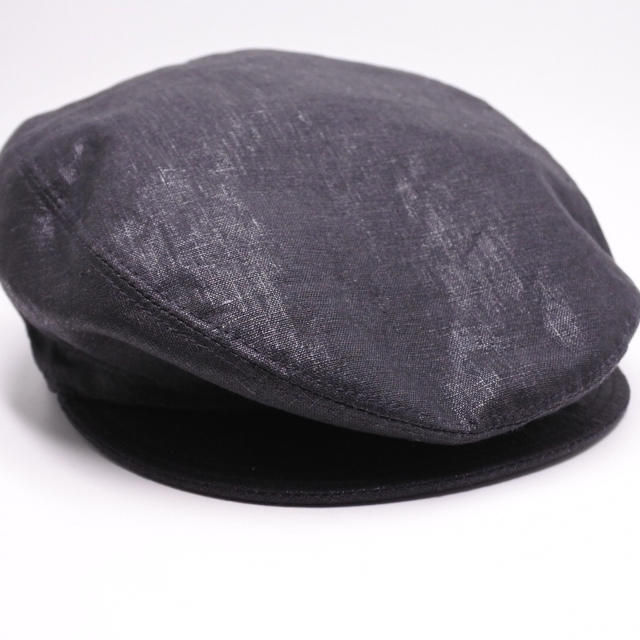 DOLCE&GABBANA - ドルチェ＆ガッバーナ 帽子 CAP ハンチング リネン ブラック ロゴマークの通販 by ごとく's shop