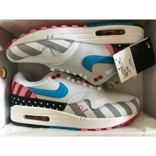 【本日発送可】NIKE AIR MAX 1 PARRA WHITE(スニーカー)