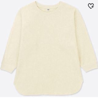 ユニクロ(UNIQLO)のユニクロ ワッフルクルーネックT 七分丈(Tシャツ(長袖/七分))