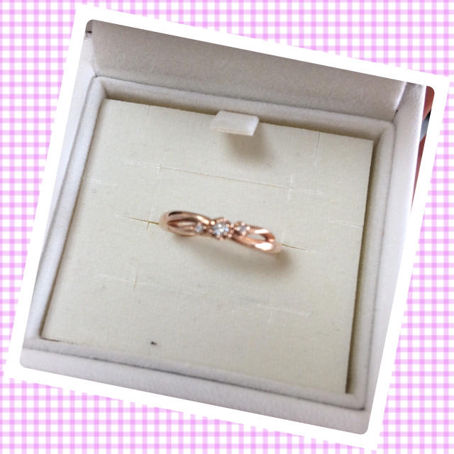 4℃(ヨンドシー)の✨4°C✨k10 ダイヤリング 🌸 レディースのアクセサリー(リング(指輪))の商品写真