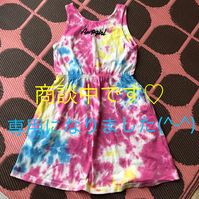 ANAP(アナップ)の専用です♡ANAPワンピース、Tシャツ２点セット キッズ/ベビー/マタニティのキッズ服女の子用(90cm~)(ワンピース)の商品写真