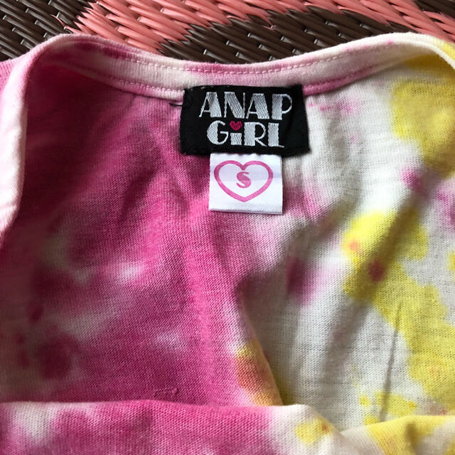 ANAP(アナップ)の専用です♡ANAPワンピース、Tシャツ２点セット キッズ/ベビー/マタニティのキッズ服女の子用(90cm~)(ワンピース)の商品写真