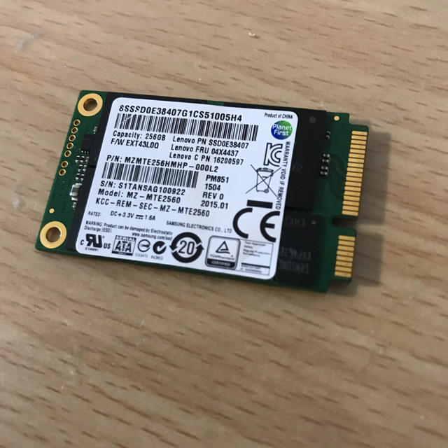 mSATA高速SSD256GB の通販 by CDD's shop｜ラクマ