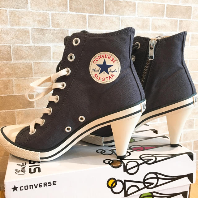 殿堂 CONVERSE - 新品★☆ ハイヒール23.5cm オールスター ☆★コンバース スニーカー - covid19.ins.gov.mz