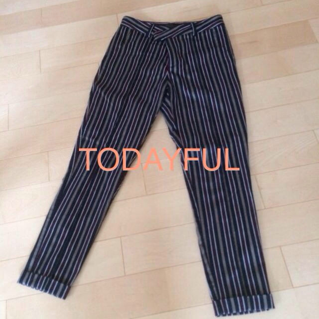 TODAYFUL(トゥデイフル)のTODAYFUL ストライプパンツ♡ レディースのパンツ(クロップドパンツ)の商品写真