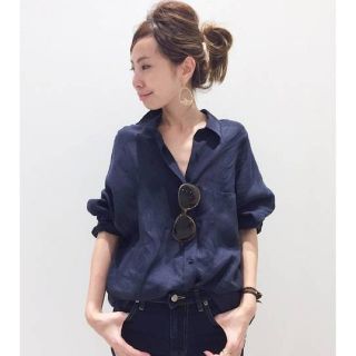 アパルトモンドゥーズィエムクラス(L'Appartement DEUXIEME CLASSE)のアパルトモン LINEN DROPSHOULDER SHIRT(シャツ/ブラウス(長袖/七分))