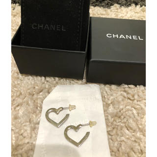 シャネル(CHANEL)のCHANEL ハート ピアス(ピアス)