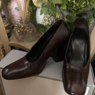 グッチ(Gucci)の◼️GUCCI  チャンキーウッドヒール  パンプス(ハイヒール/パンプス)