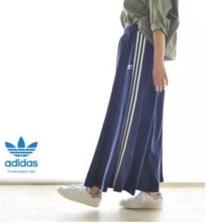 アディダス(adidas)のadidas M♡ BEAUTY&YOUTH コラボ ロングスカート(ロングスカート)