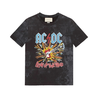 グッチ(Gucci)のGUCCI ACDCバンドTシャツコラボ(Tシャツ/カットソー(半袖/袖なし))