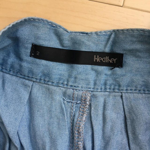 heather(ヘザー)のなお様専用☺︎デニムワイドパンツ レディースのパンツ(デニム/ジーンズ)の商品写真