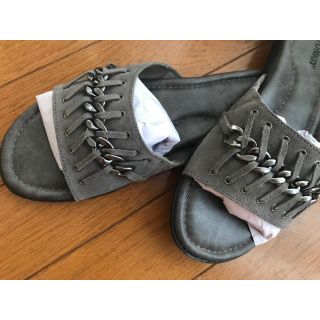 ミネトンカ(Minnetonka)のちい様 ミネトンカ サンダル グレー 26㎝ size9(サンダル)