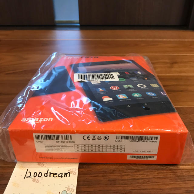 ☆売り切り！☆amazon fire HD8 16GB 新品 送料込み スマホ/家電/カメラのPC/タブレット(タブレット)の商品写真