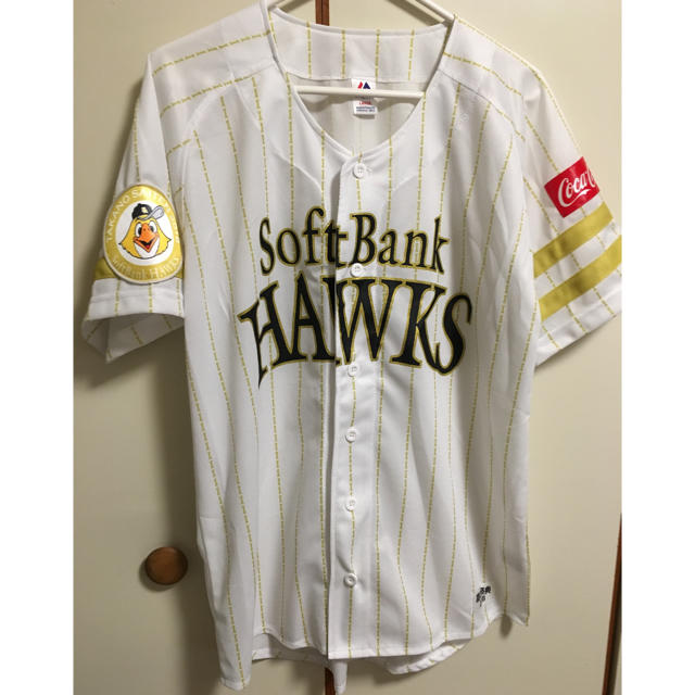 Softbank(ソフトバンク)の【美品】SoftBank HAWKS ユニフォーム スポーツ/アウトドアの野球(応援グッズ)の商品写真