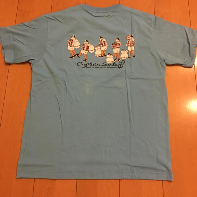 CAPTAIN SANTA(キャプテンサンタ)の新品 キャプテンサンタ s/s tee 半袖 ブルー L メンズのトップス(Tシャツ/カットソー(半袖/袖なし))の商品写真