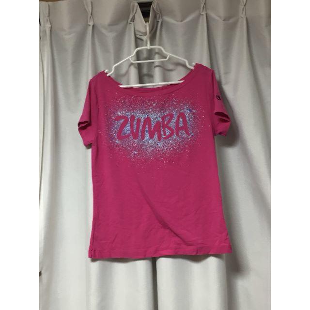 Zumba(ズンバ)のZUMBA ズンバ Tシャツ ピンク XS/Sサイズ レディースのトップス(Tシャツ(半袖/袖なし))の商品写真