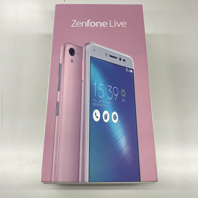 ASUS(エイスース)の新品 SIMフリー ASUS ZenFone Live ZB501KL ピンク スマホ/家電/カメラのスマートフォン/携帯電話(スマートフォン本体)の商品写真