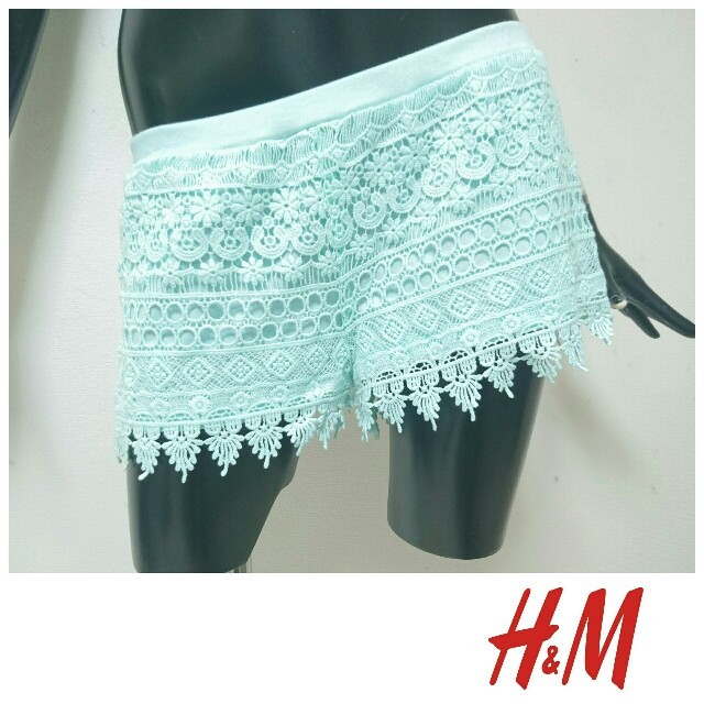 H&M(エイチアンドエム)のH&M*レースショートパンツ レディースのパンツ(ショートパンツ)の商品写真