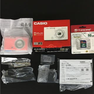 カシオ(CASIO)の希少CASIO コンパクトデジタルカメラ EXZR70PK  SDカードサービス(コンパクトデジタルカメラ)