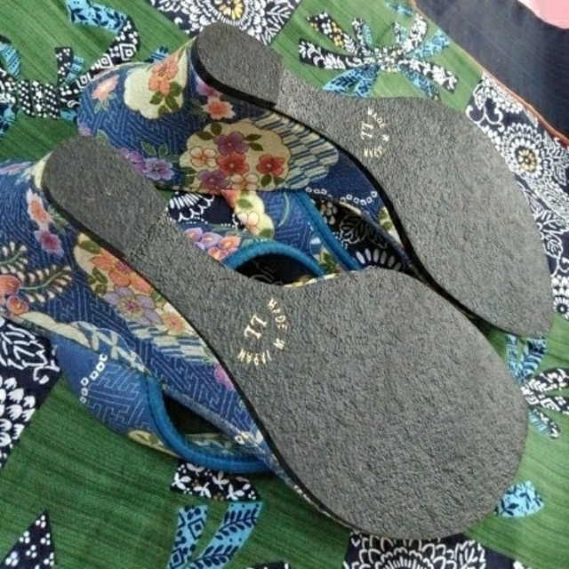 MUJI (無印良品)(ムジルシリョウヒン)の【新品】日本製 和風サンダルLL おまけ６点付き レディースの靴/シューズ(サンダル)の商品写真