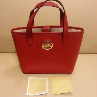 マイケルコース(Michael Kors)の★えねり様取置★マイケルコース赤バッグ(ハンドバッグ)