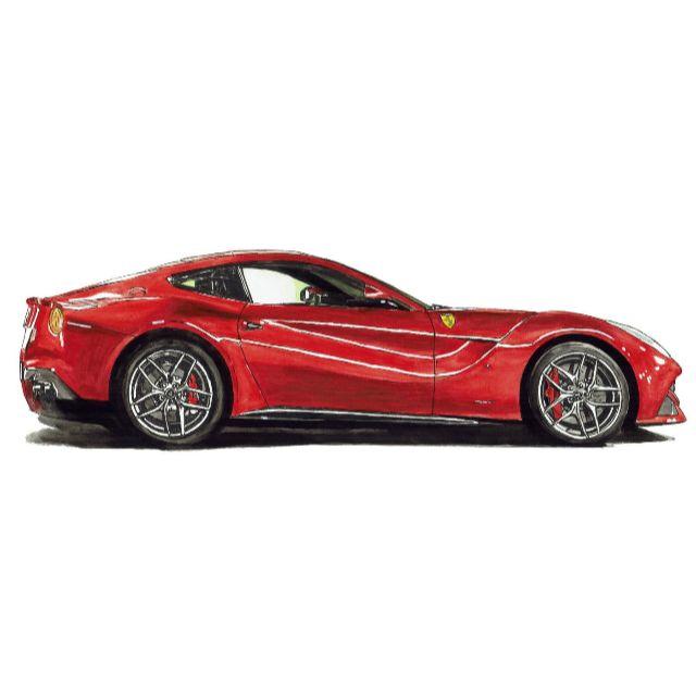 (セール)開催中 人気ブランドも続々プライス Ferrari - 直筆サイン額装 GC-517フェラーリF12/F40限定版画 F1