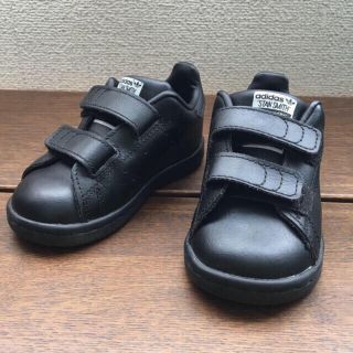 アディダス(adidas)の美品♡  adidas  スタンスミス ブラック 13cm  & ブルー 2足(スニーカー)