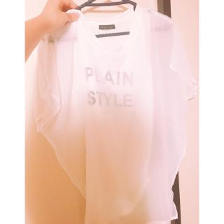 グレイル(GRL)のシースルートップス(Tシャツ(半袖/袖なし))