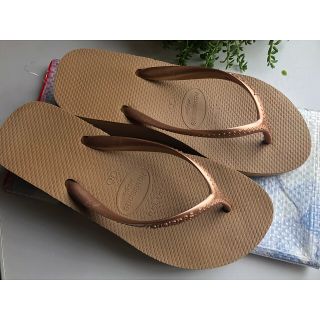 ハワイアナス(havaianas)のハワイアナス ビーチサンダル 36(ビーチサンダル)