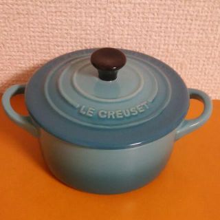 ルクルーゼ(LE CREUSET)のあーやん☆さん専用ル・クルーゼ ミニ・ココット カリビアンブルー(食器)