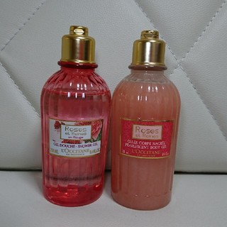 ロクシタン(L'OCCITANE)の【緊急値下げ】L'OCCITANEローズボディジェル&シャワージェル(ボディローション/ミルク)