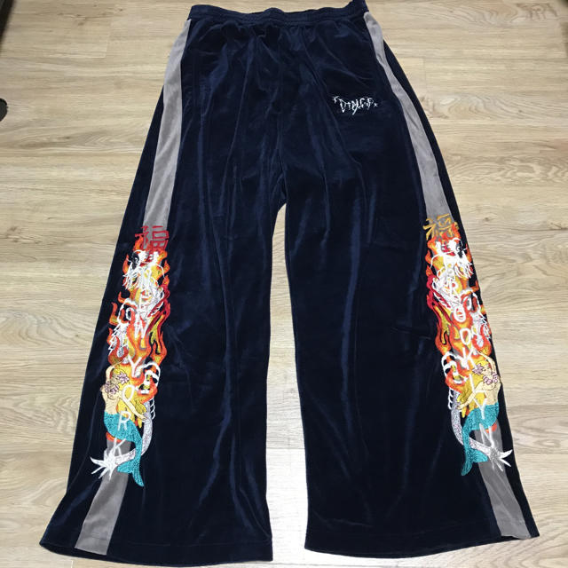 doublet chaos embroidery wide trackpants - その他