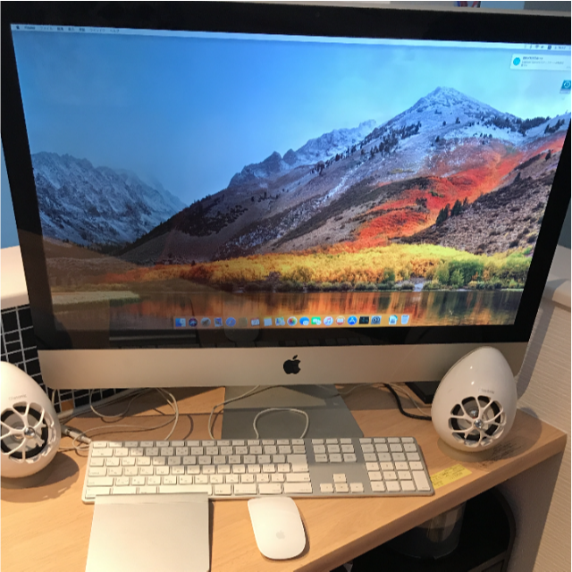 新版 Apple - iMac 27インチ 512GB SSD core i7 メモリ4GB