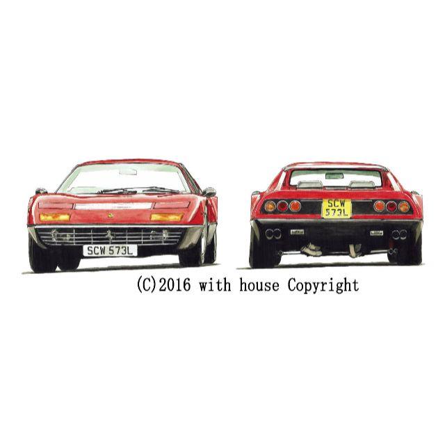 GC-535 フェラーリ365GTB 限定版画 直筆サイン額装●作家 平右ヱ門 1