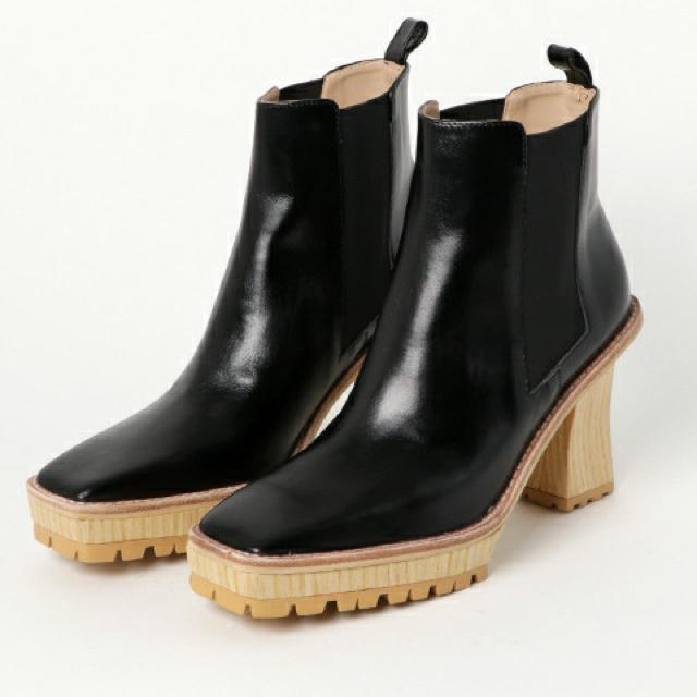 Ameri♡SQUARE SIDE GORE BOOTS