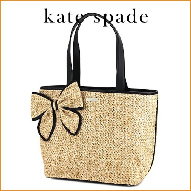 kate spade new york - 美品 ケイトスペード リボンカゴバッグの通販 ...